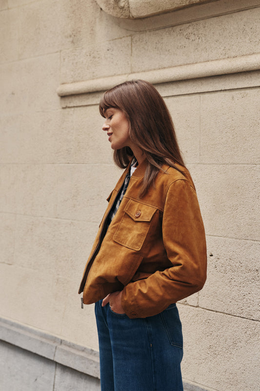 SUEDE BOMBER JACKET 2