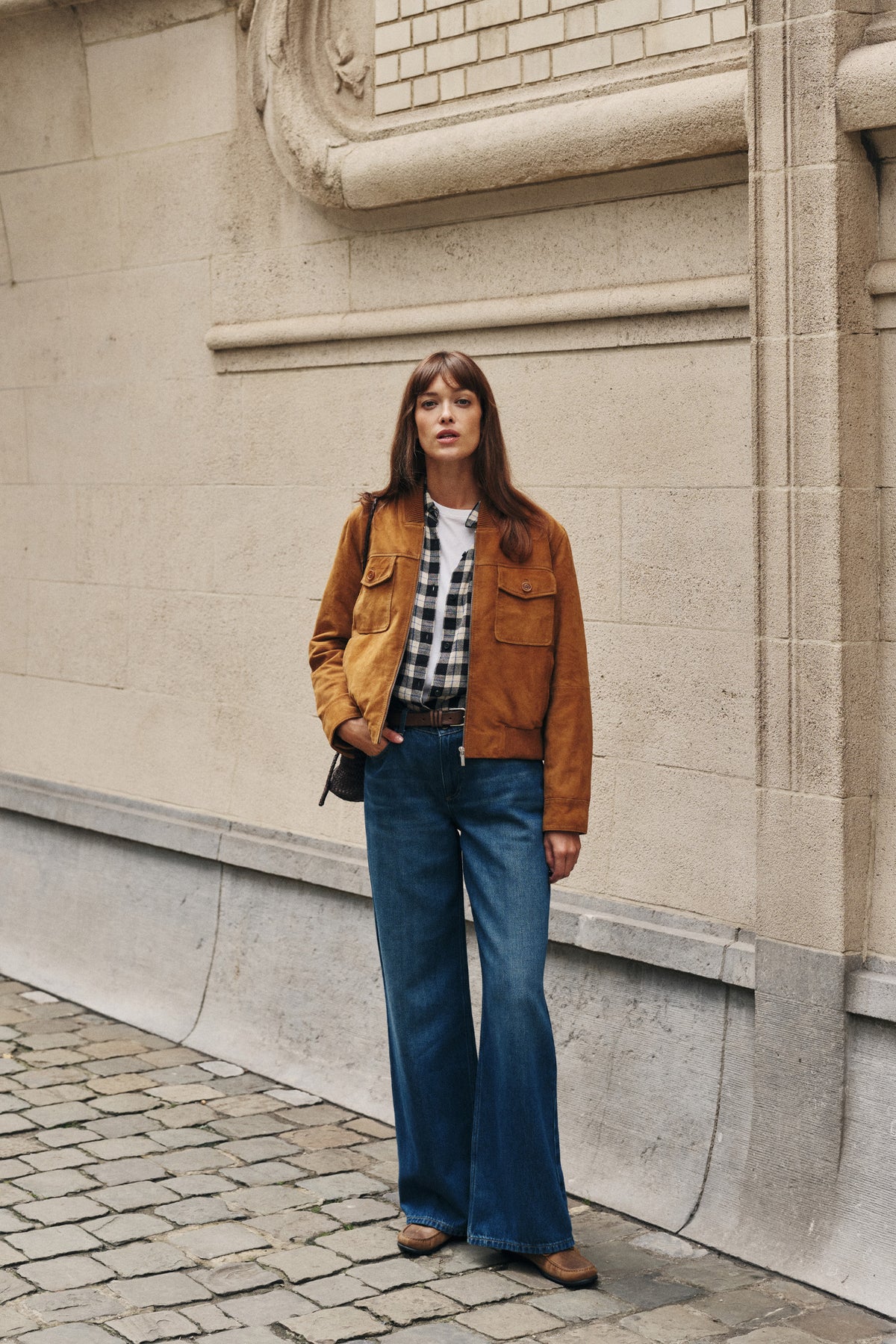 SUEDE BOMBER JACKET