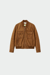 SUEDE BOMBER JACKET