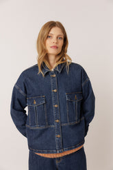VESTE BOXY DENIM