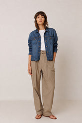 DENIM JACKET WITH LYOCELL