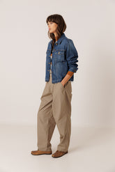 DENIM JACKET WITH LYOCELL