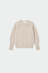 BASIC INVERTED-TEXTURE SWEATER