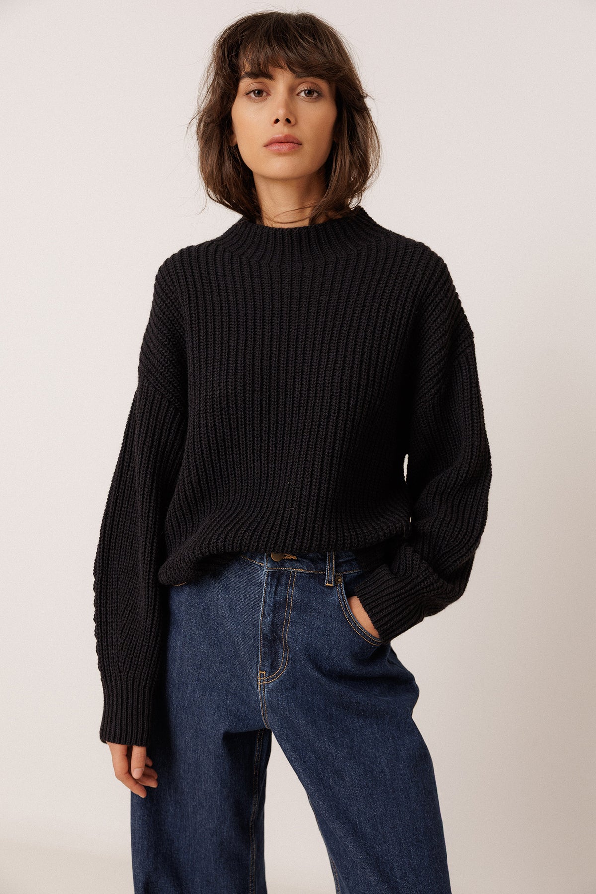 PULL MAXI CÔTELÉ