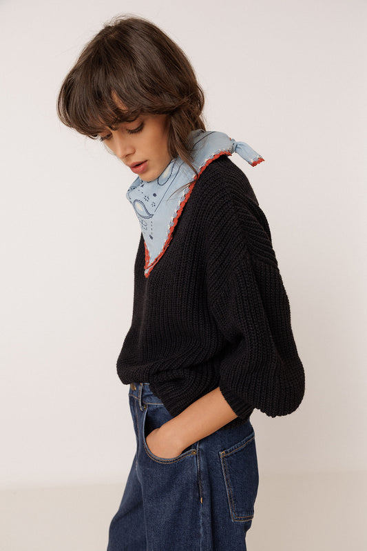 PULL MAXI CÔTELÉ 2