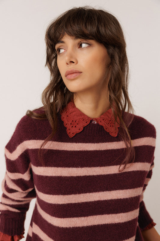 PULL MARIN RAYÉ 1