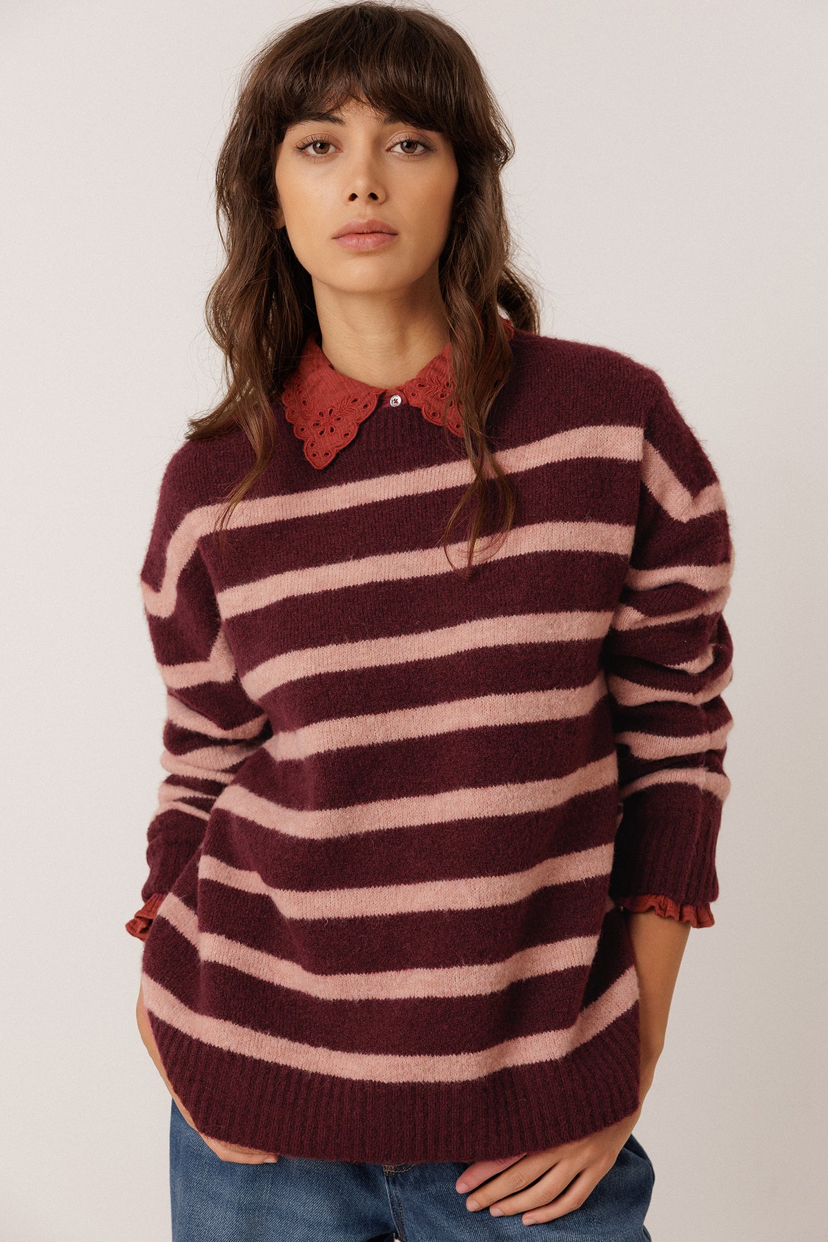 PULL MARIN RAYÉ