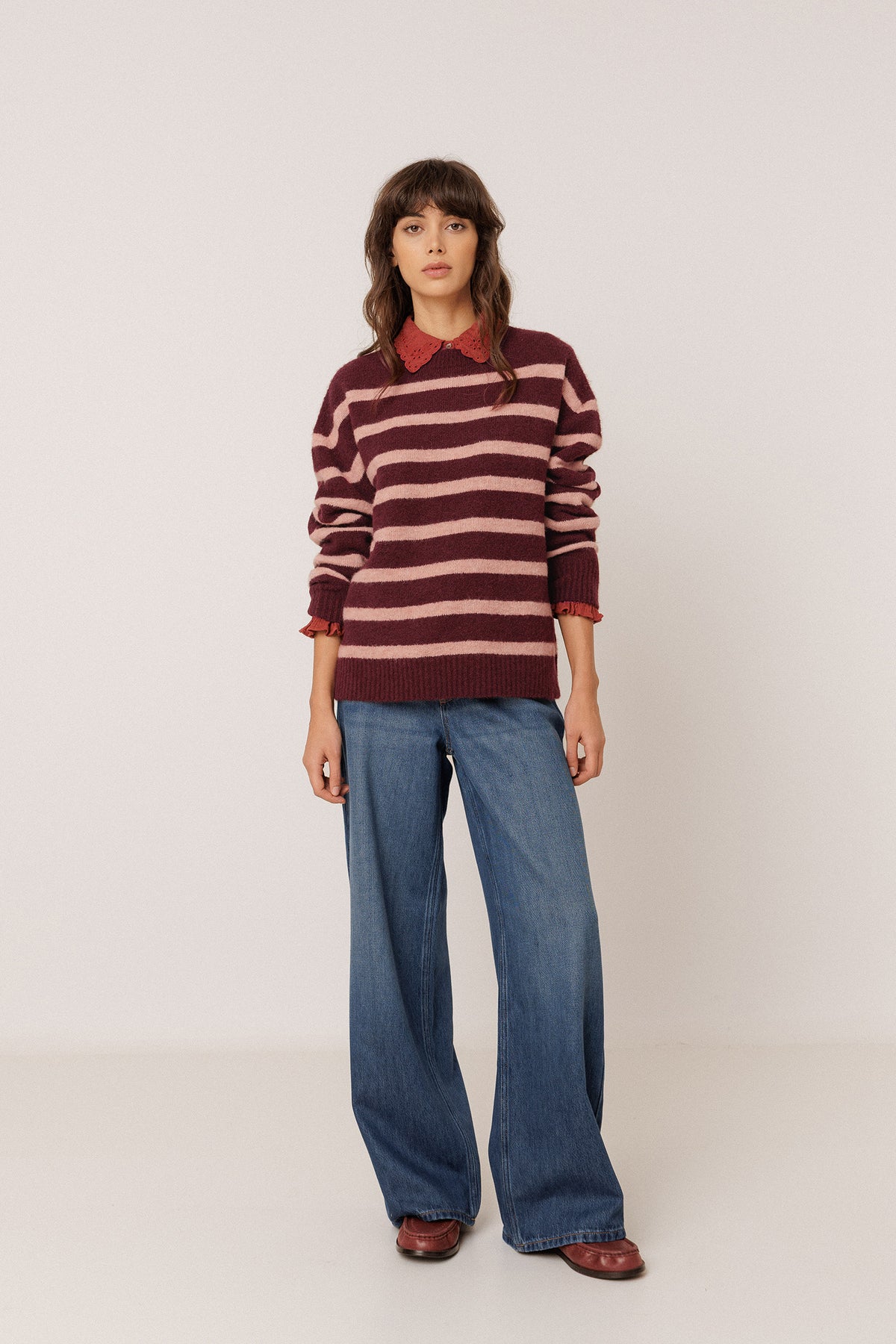 PULL MARIN RAYÉ
