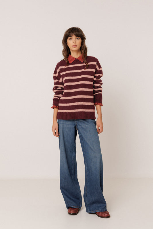 PULL MARIN RAYÉ 4
