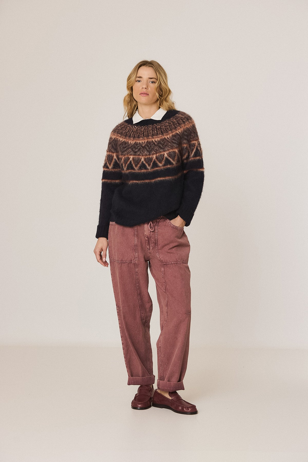 POSITIONAL JACQUARD JERSEY