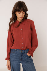 ROMANTIC DOUBLE-GAUZE SHIRT