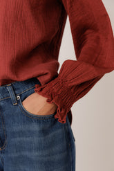 ROMANTIC DOUBLE-GAUZE SHIRT