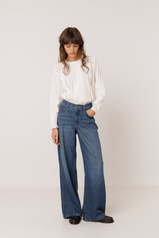 ROMANTIC DOUBLE-GAUZE BLOUSE 4