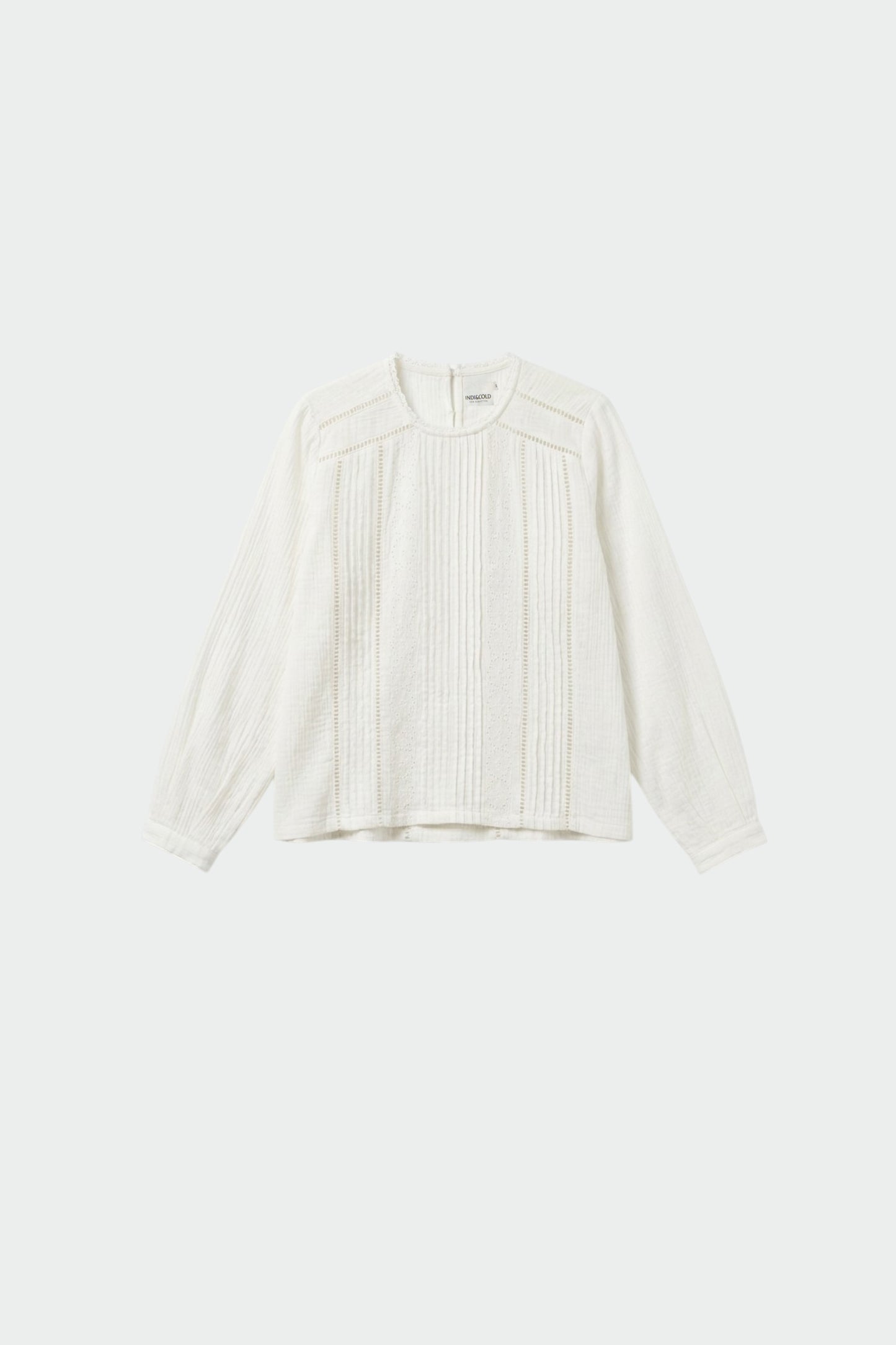 ROMANTIC DOUBLE-GAUZE BLOUSE