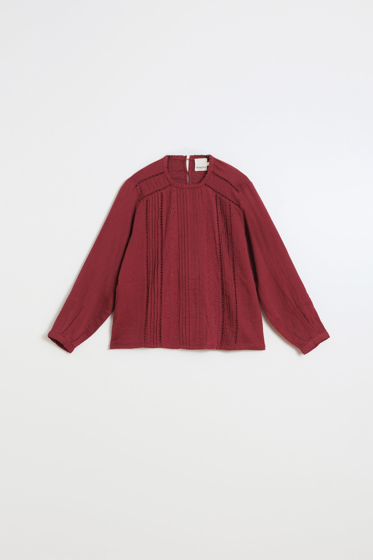 ROMANTIC DOUBLE-GAUZE BLOUSE