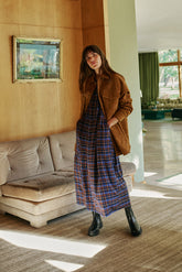 MULTICOLOR CHECKERED DRESS