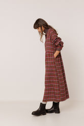 VESTIDO CUADROS MULTICOLOR