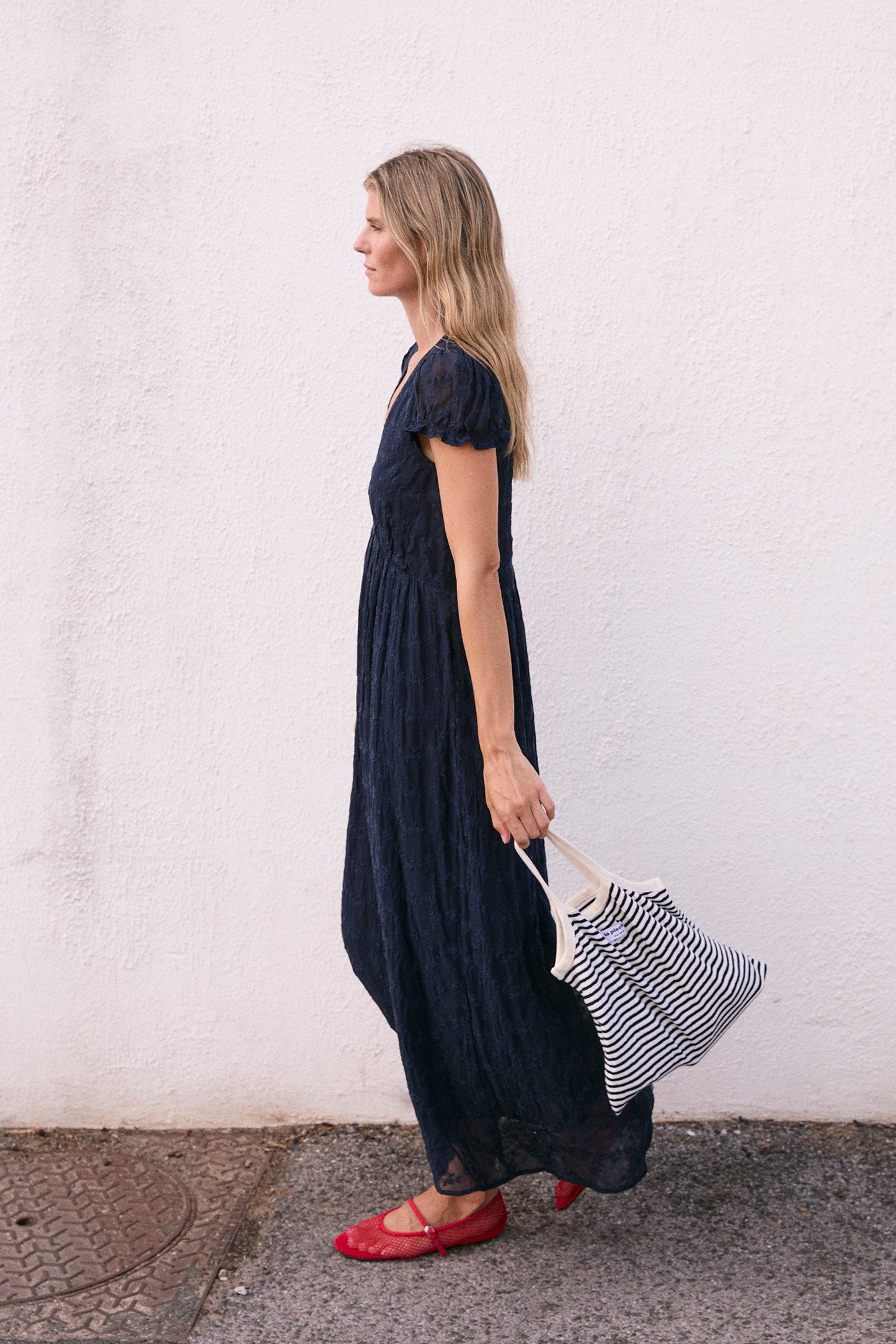ROBE MIDI BRODÉE