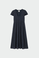 VESTIDO MIDI BORDADO
