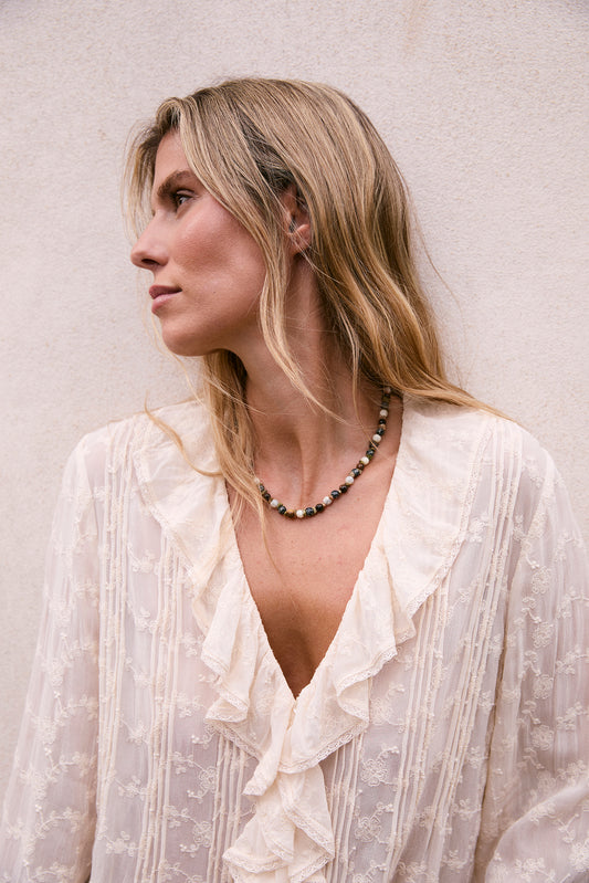 EMBROIDERED ROMANTIC RUFFLE SHIRT 5