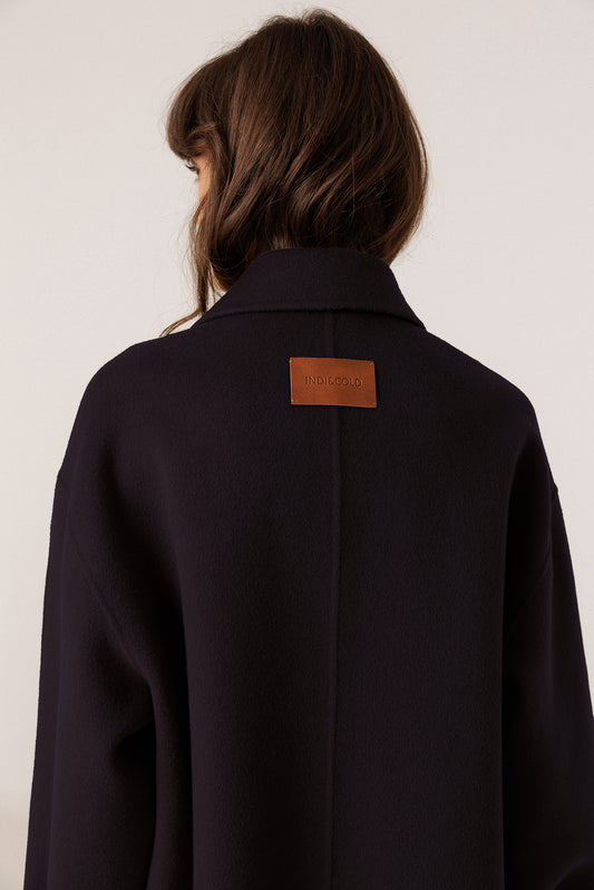 DOUBLE-BREASTED WOOL COAT 4