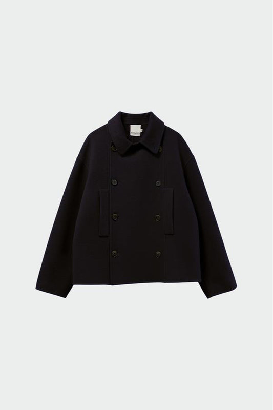 DOUBLE-BREASTED WOOL COAT 5