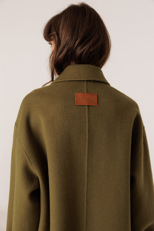 DOUBLE-BREASTED WOOL COAT 5