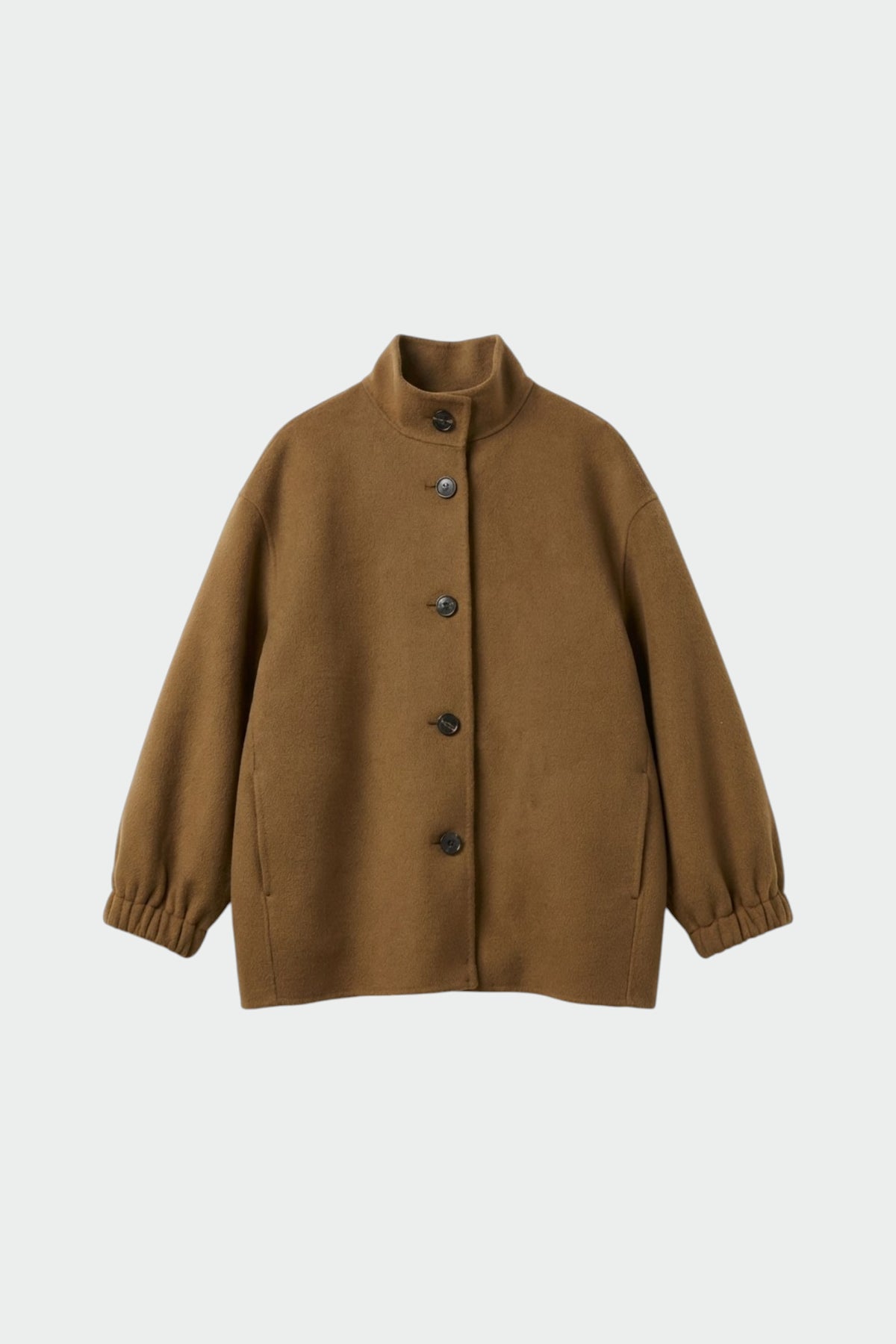 CHAQUETÓN LANA EFECTO BOMBER