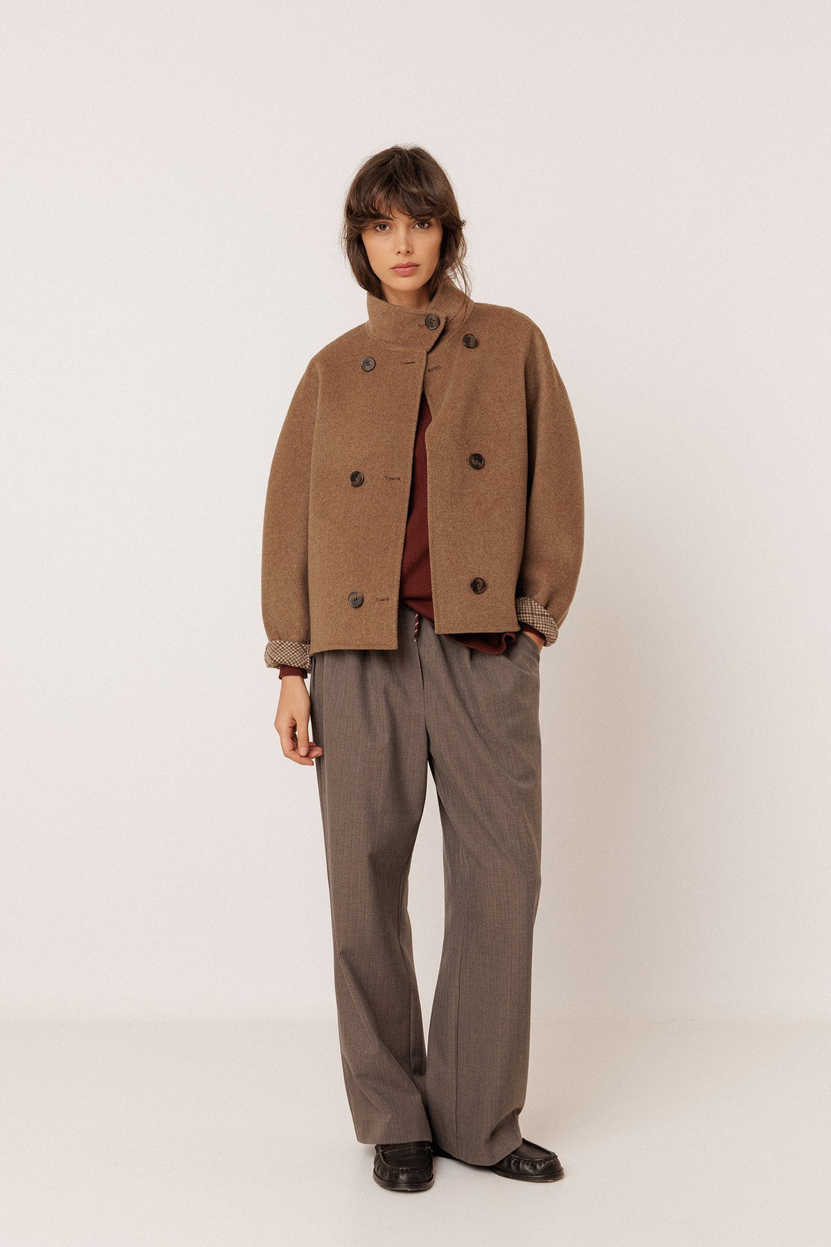 SHORT WOOL COAT