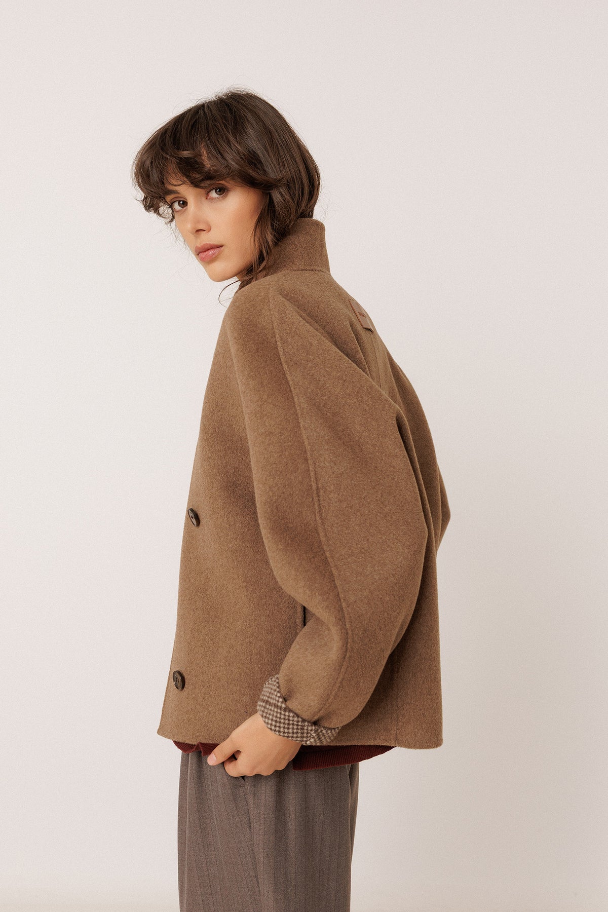 SHORT WOOL COAT