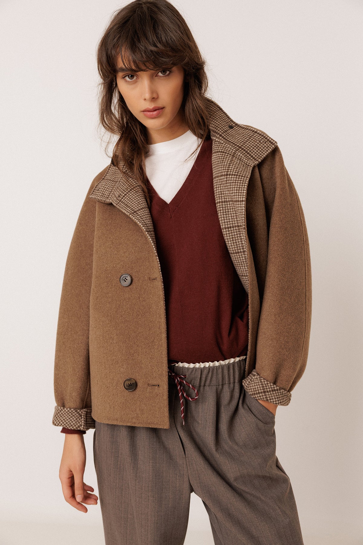 SHORT WOOL COAT