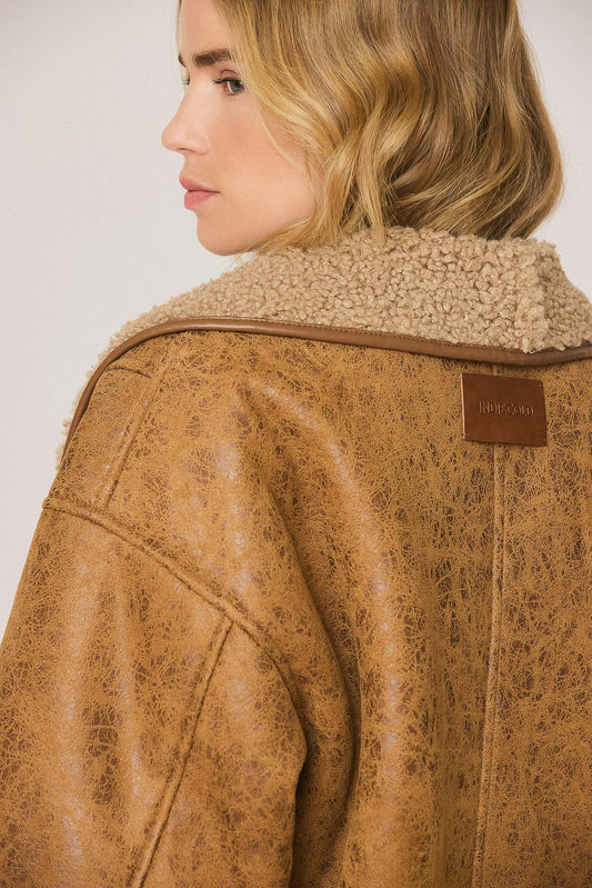 VINTAGE SUEDE-EFFECT PELISSE 2