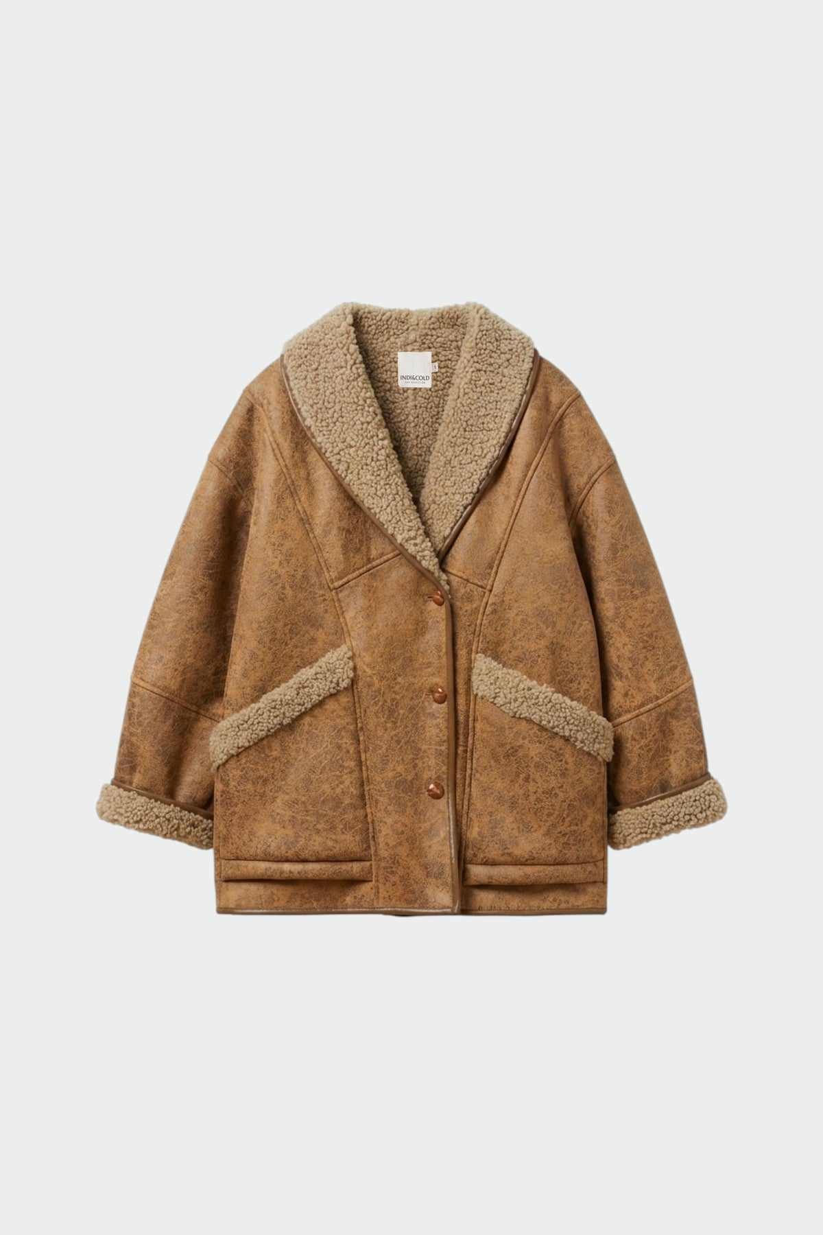 VINTAGE SUEDE-EFFECT PELISSE