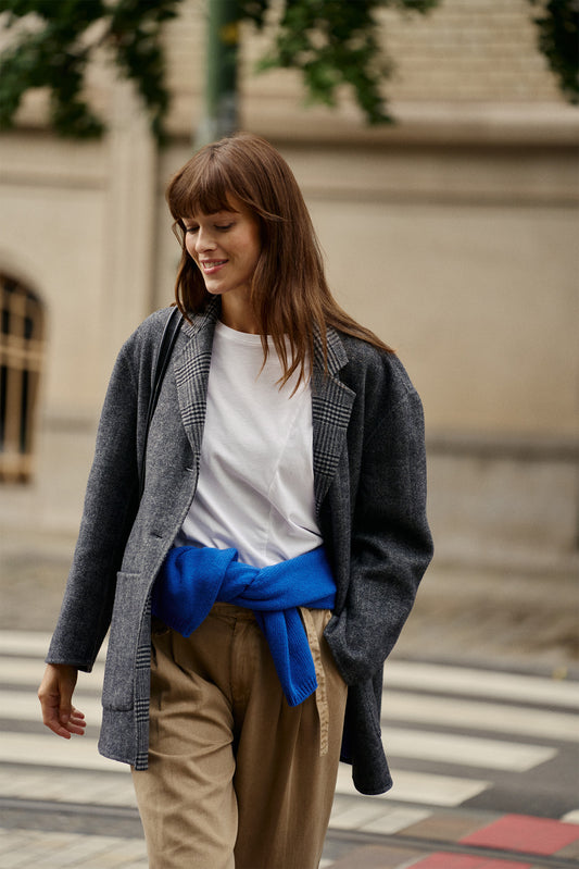 REVERSIBLE OVERSIZED WOOL BLAZER 3