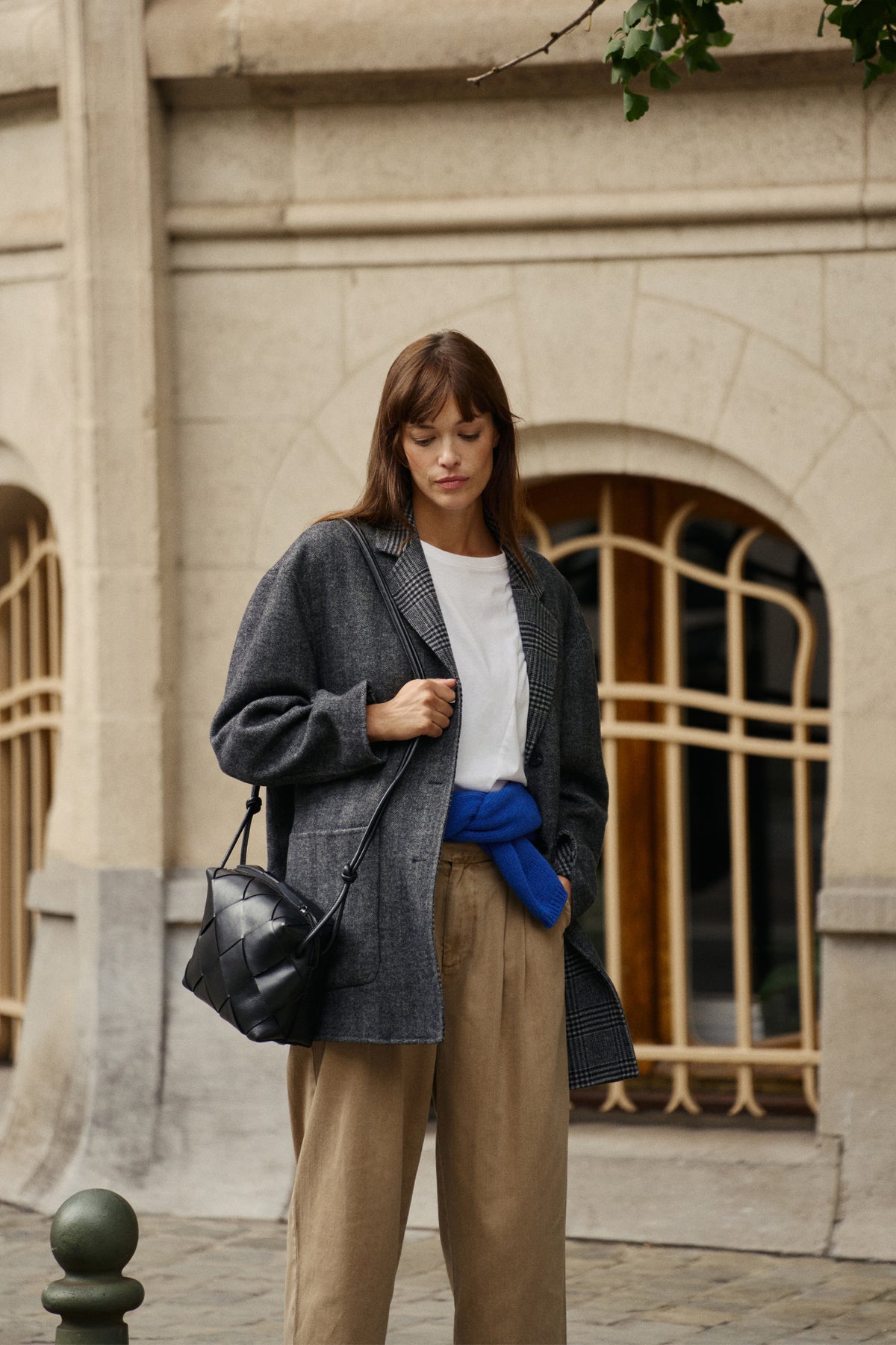 REVERSIBLE OVERSIZED WOOL BLAZER