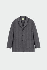 REVERSIBLE OVERSIZED WOOL BLAZER