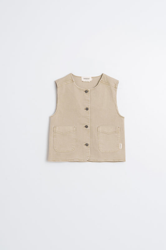 GILET SERGÉ DE COTON 5
