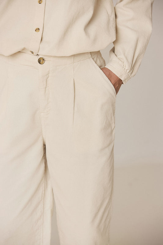 CORDUROY CARROT PANTS 4