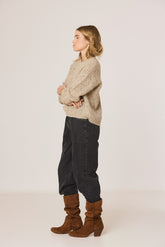 PULL FANTAISIE AVEC ALPAGA