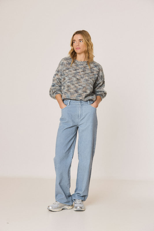DECORATIVE MELANGE SWEATER 1