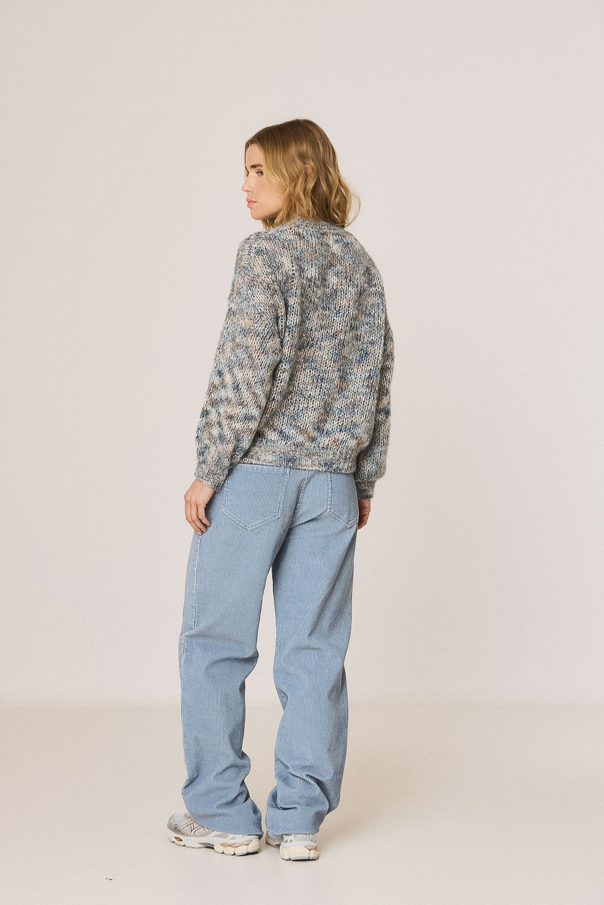 DECORATIVE MELANGE SWEATER