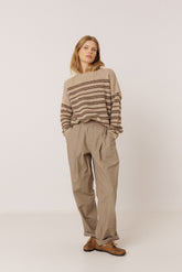 PULL RAYURES JACQUARD