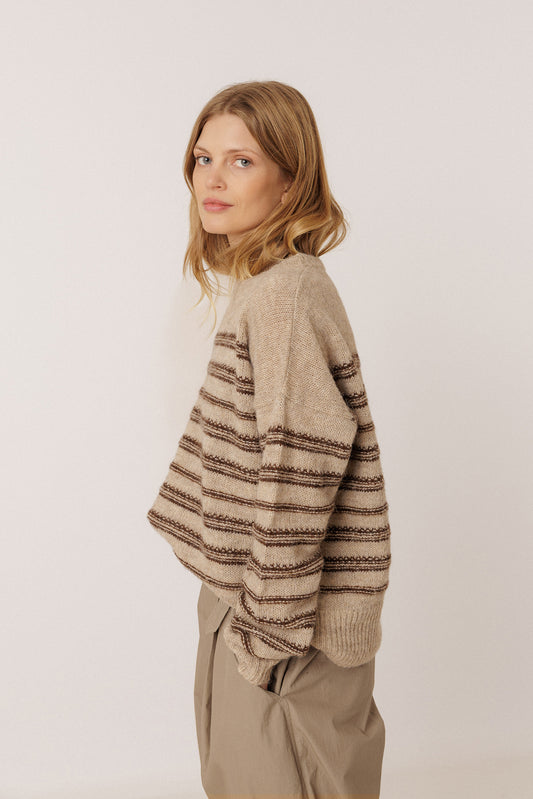 JACQUARD STRIPED PULLOVER 3