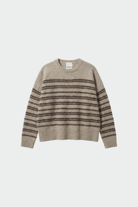 JACQUARD STRIPED PULLOVER 6