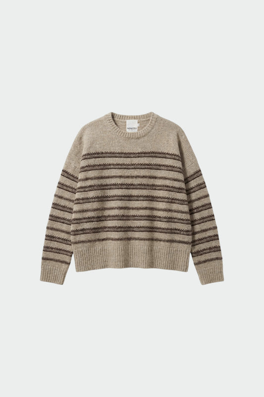 JACQUARD STRIPED PULLOVER 6