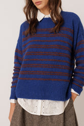 PULL RAYURES JACQUARD
