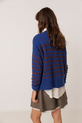 PULL RAYURES JACQUARD