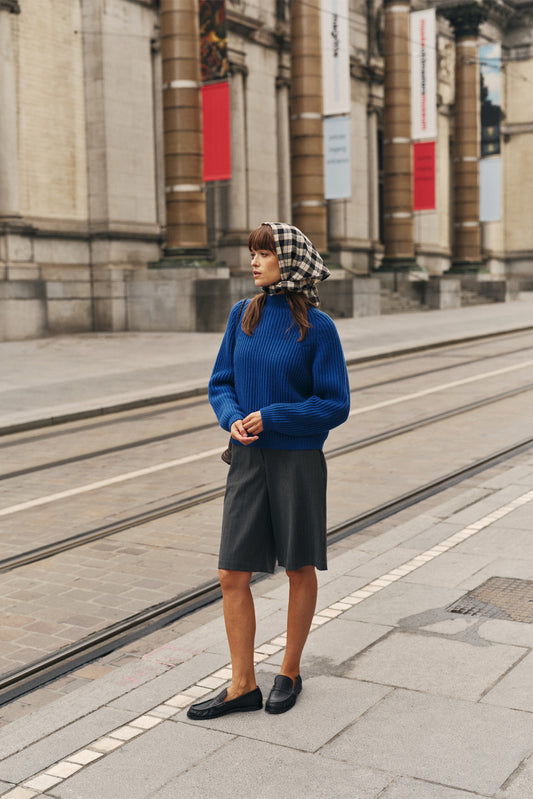 CASHMERE BLEND WOOL SWEATER 4