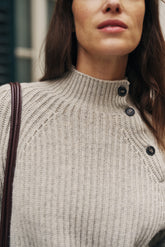 CASHMERE BLEND WOOL SWEATER
