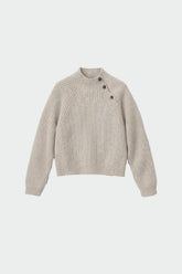 CASHMERE BLEND WOOL SWEATER